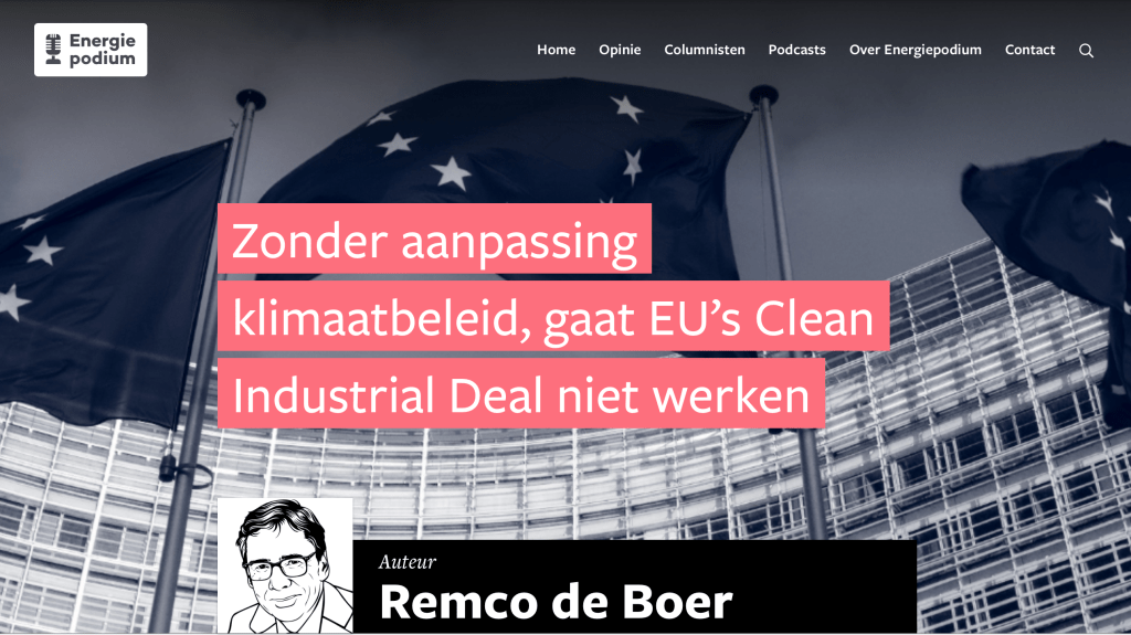 Europe’s Climate Policy: A Green Future or Industrial&nbsp;Decline?